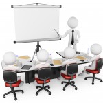 http://www.dreamstime.com/stock-image-d-white-people-business-workshop-persons-presentation-background-image31740761